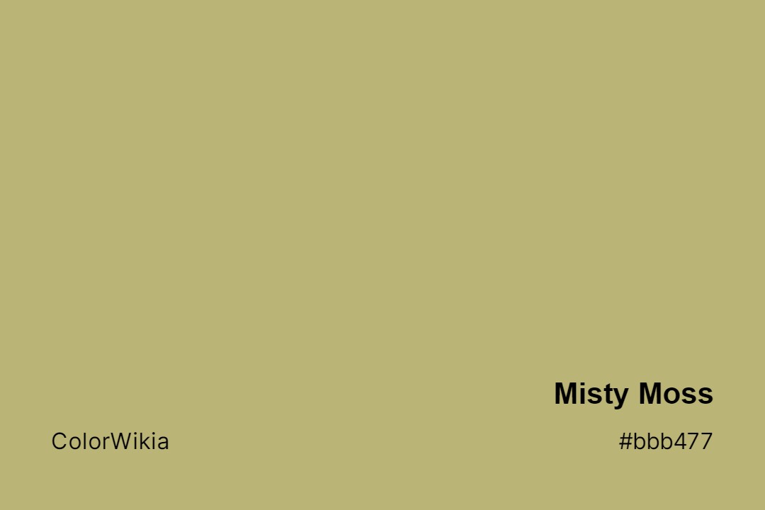 misty moss color bbb477