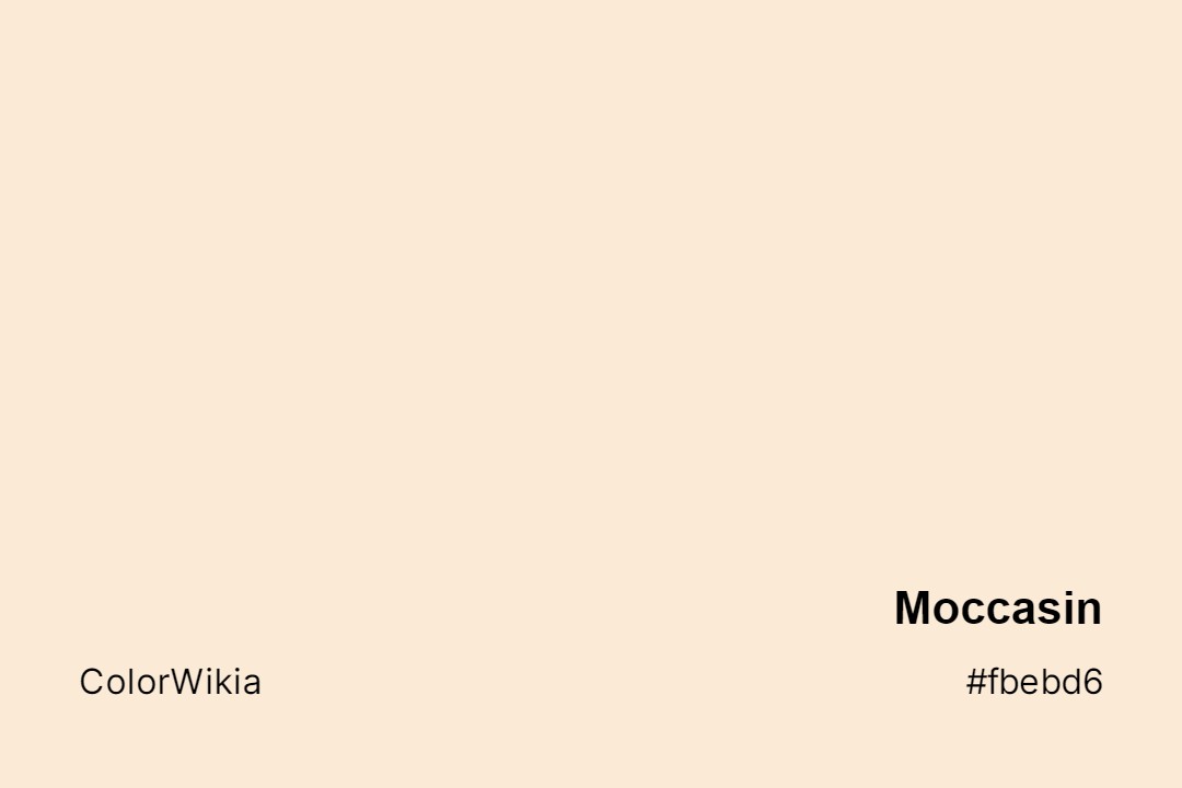 Moccasin Color – #fbebd6: Codes and Complete Breakdown