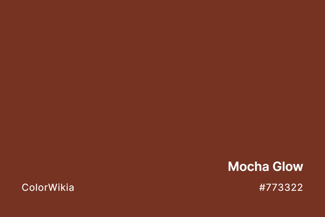 mocha glow color 773322