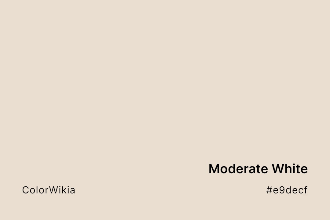Moderate White Color – #e9decf: Codes and Complete Breakdown