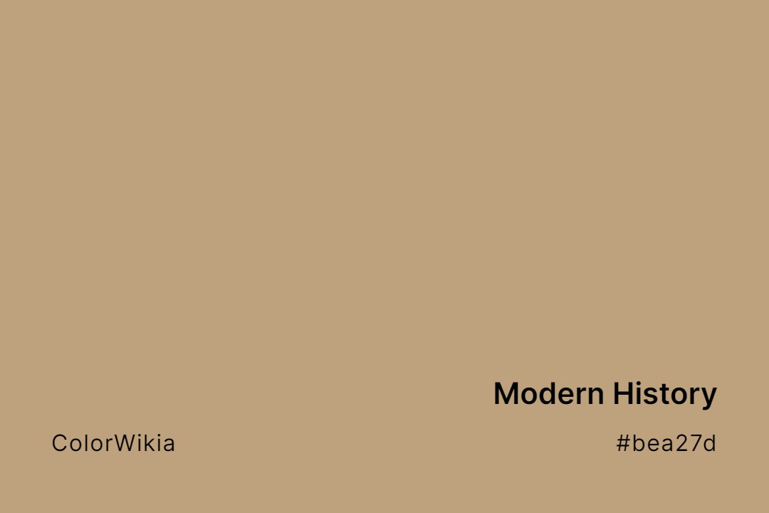 modern history color bea27d