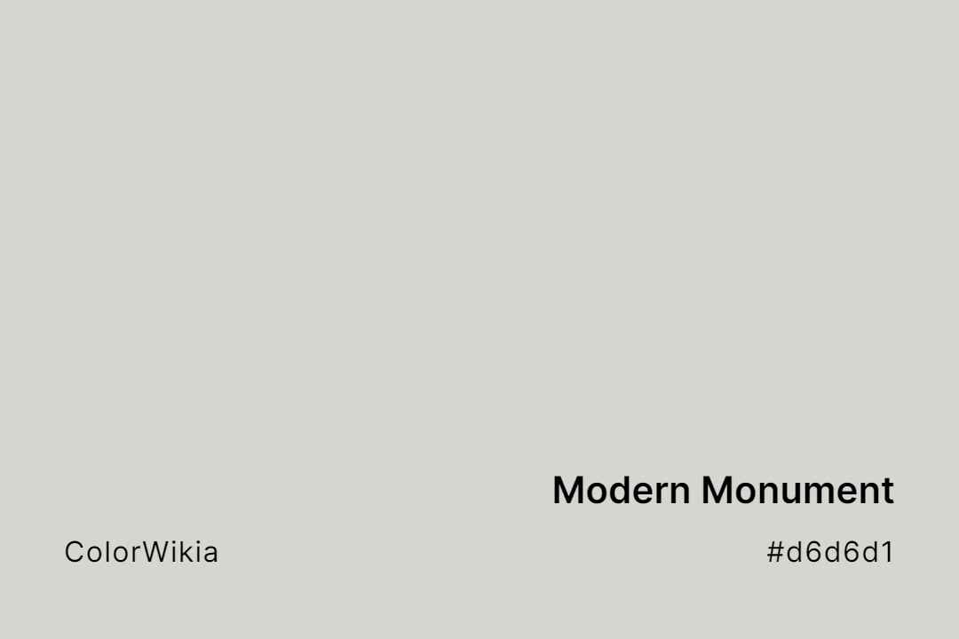 modern monument color d6d6d1