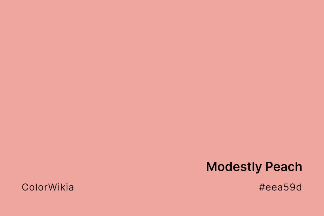 Modestly Peach Color – #eea59d: Codes and Complete Breakdown