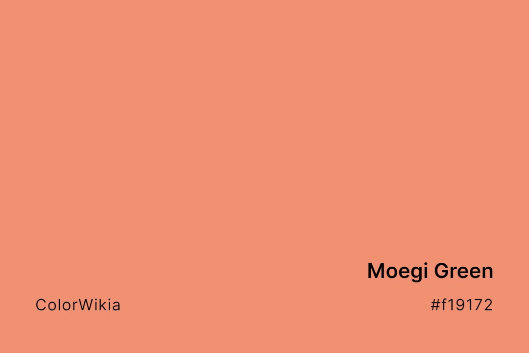 Moegi Green Color – #f19172: Codes and Complete Breakdown