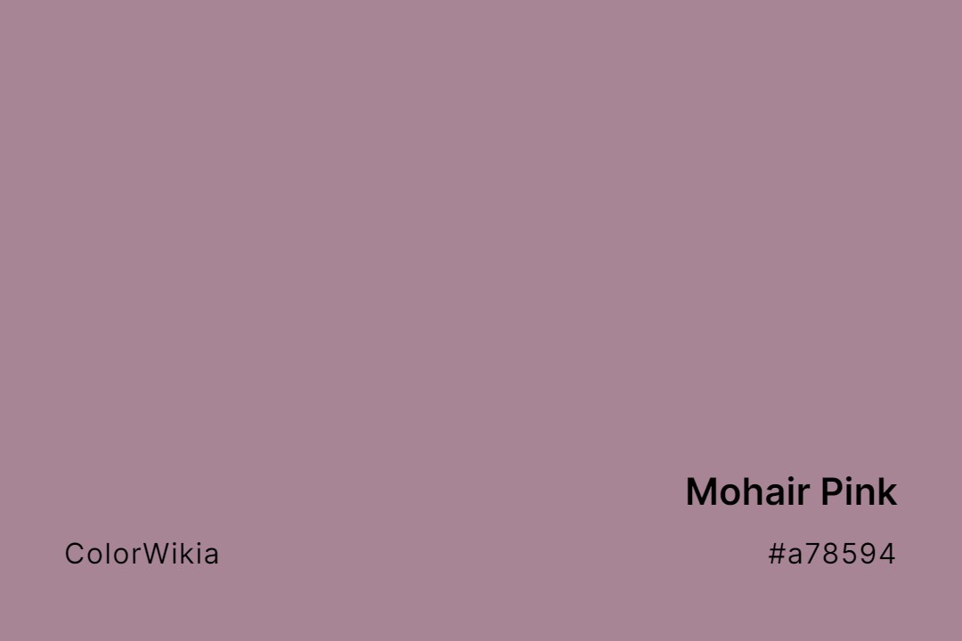 Mohair Pink Color – #a78594: Codes and Complete Breakdown