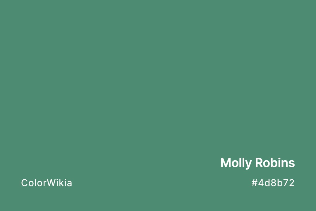 Molly Robins Color – #4d8b72: Codes and Complete Breakdown