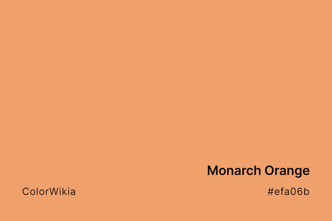 monarch orange color efa06b