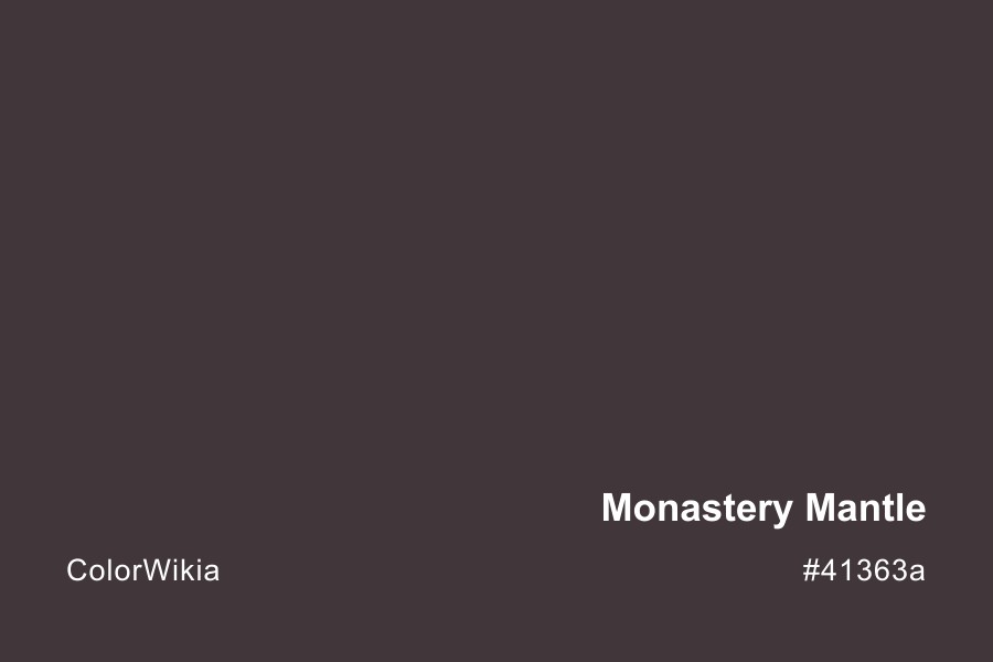 Monastery Mantle Color – #41363a: Codes and Complete Breakdown
