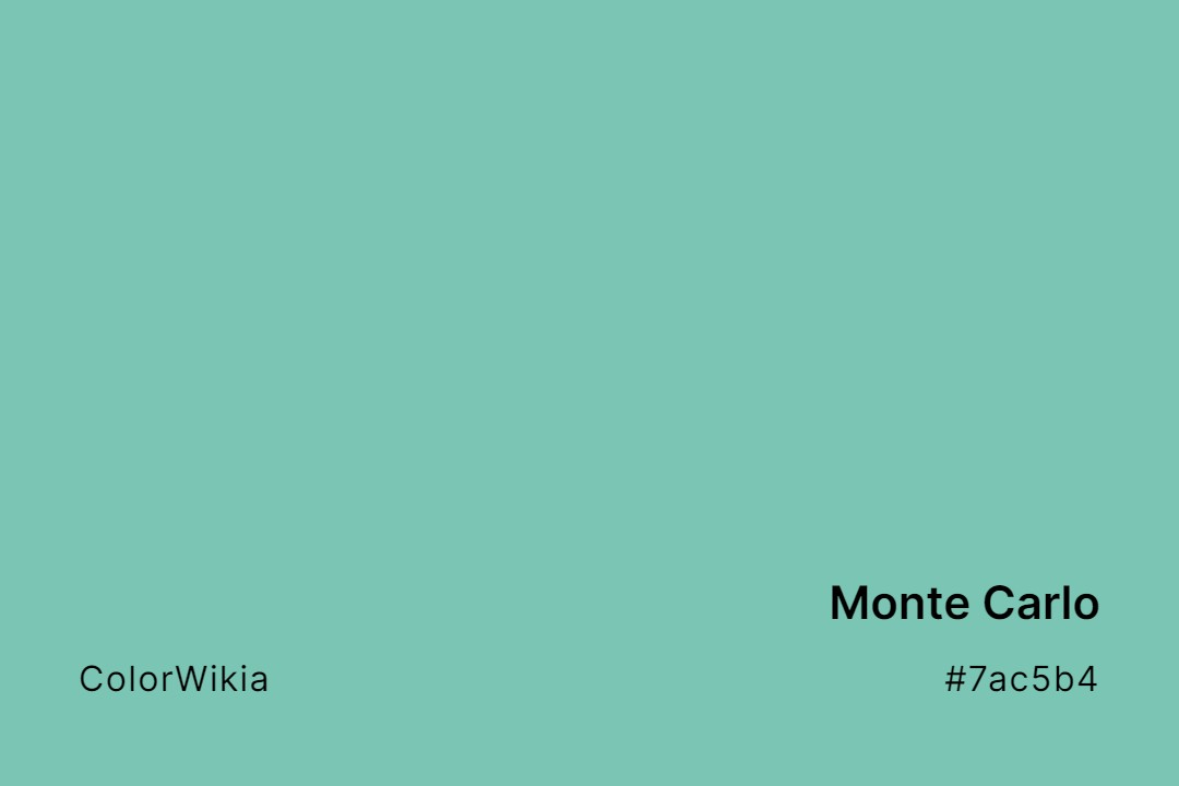 Monte Carlo Color – #7ac5b4: Codes and Complete Breakdown
