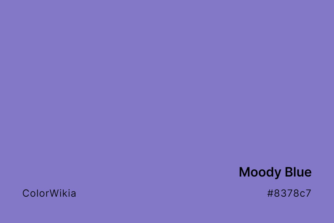 moody blue color 8378c7
