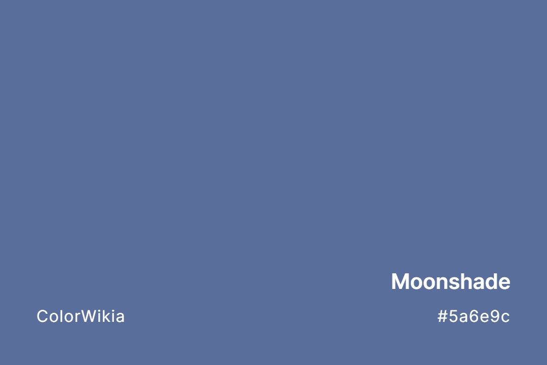 Moonshade Color – #5a6e9c: Codes and Complete Breakdown