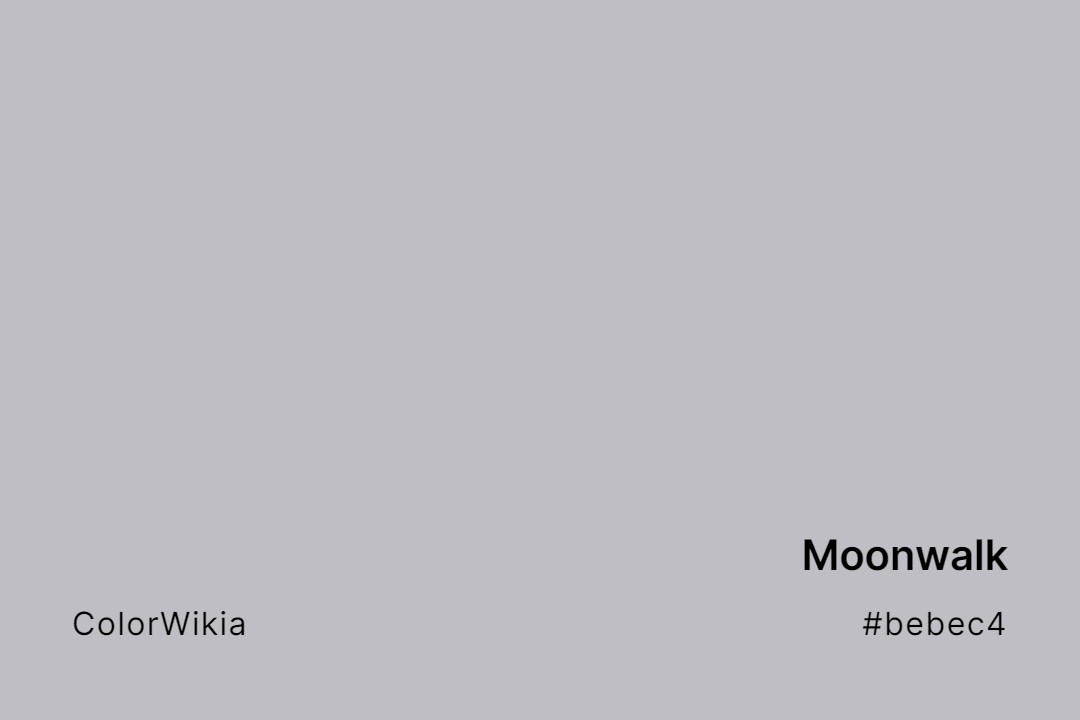 Moonwalk Color – #bebec4: Codes and Complete Breakdown