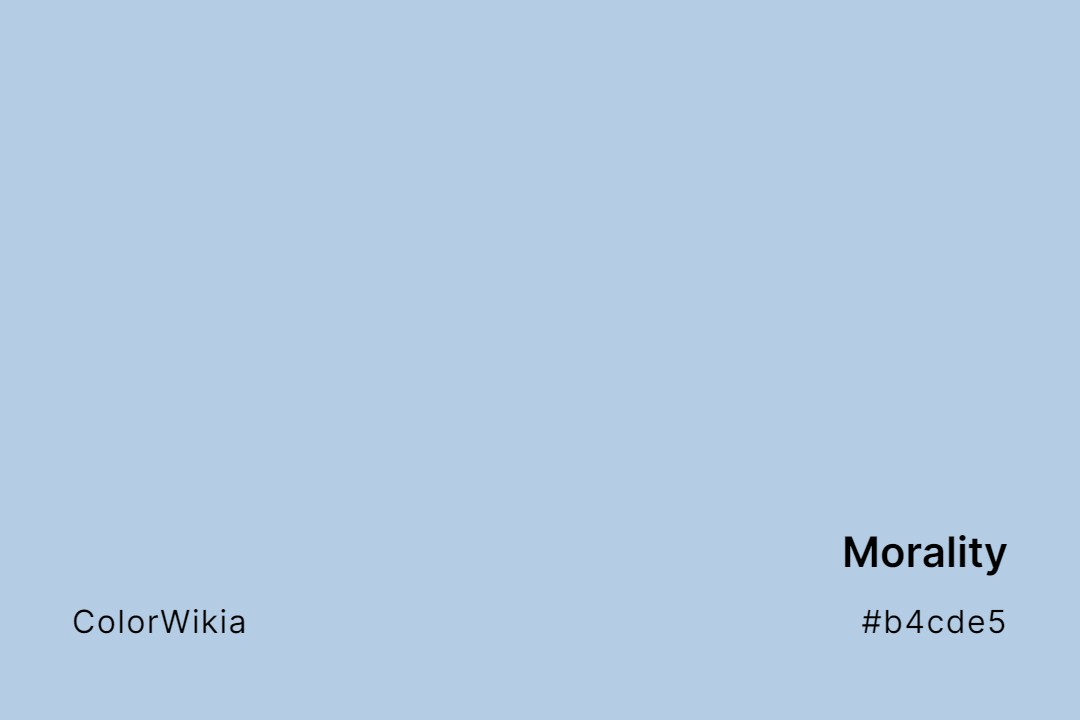 Morality Color – #b4cde5: Codes and Complete Breakdown