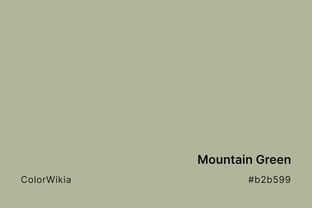 mountain green color b2b599
