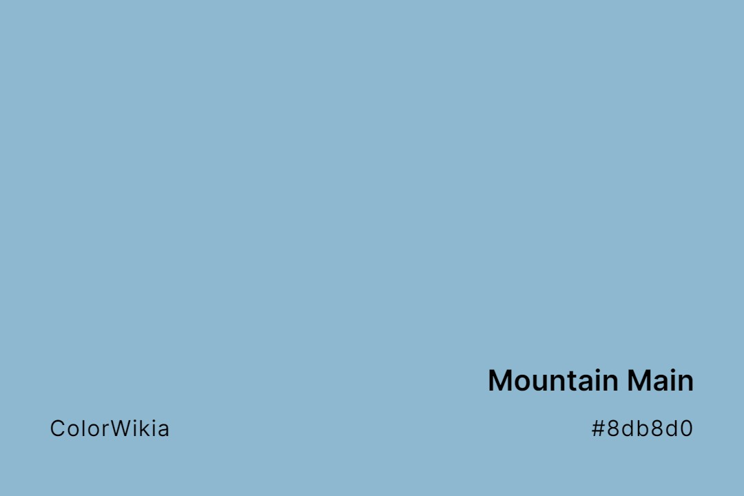 mountain main color 8db8d0