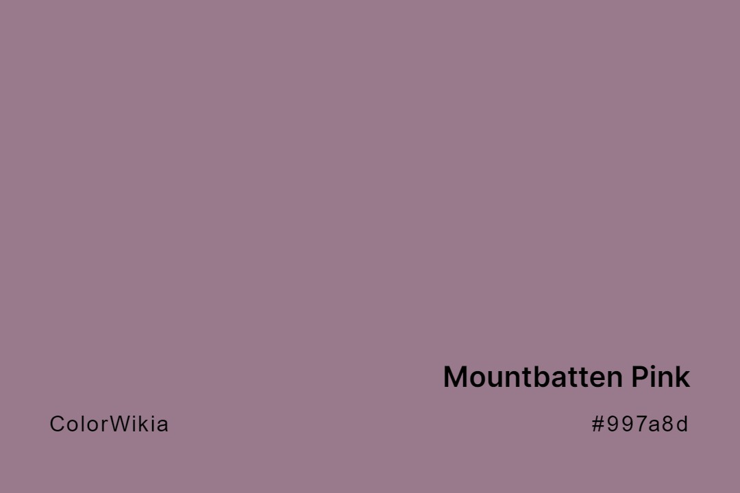 Mountbatten Pink Color – #997a8d: Codes and Complete Breakdown