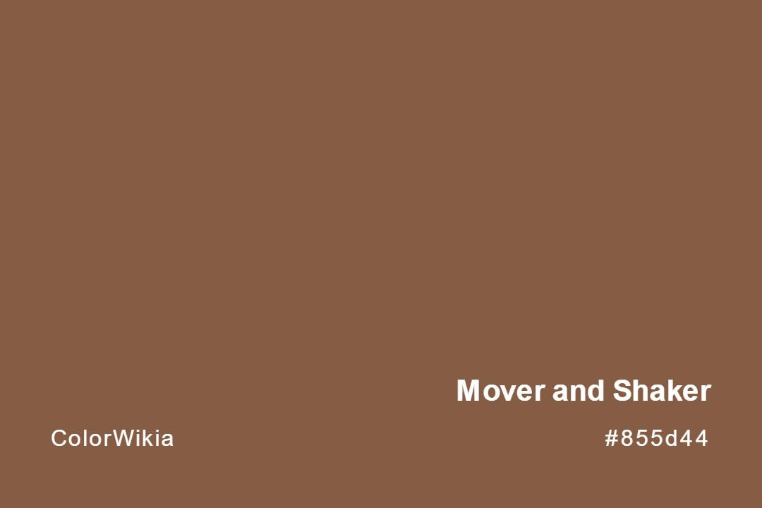 mover and shaker color 855d44