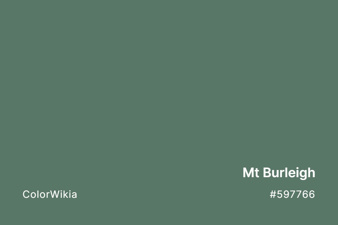 Mt Burleigh Color – #597766: Codes and Complete Breakdown