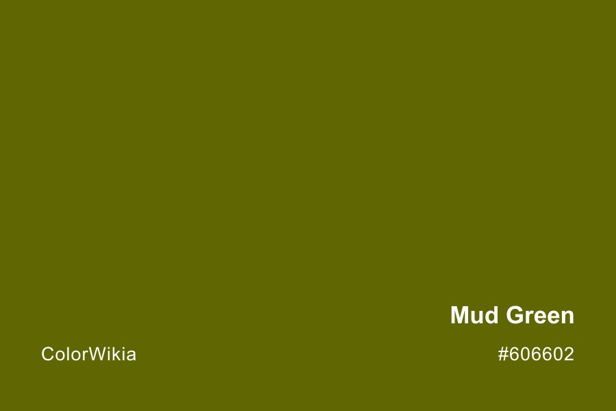 mud green color 606602