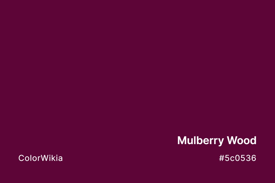 mulberry wood color 5c0536