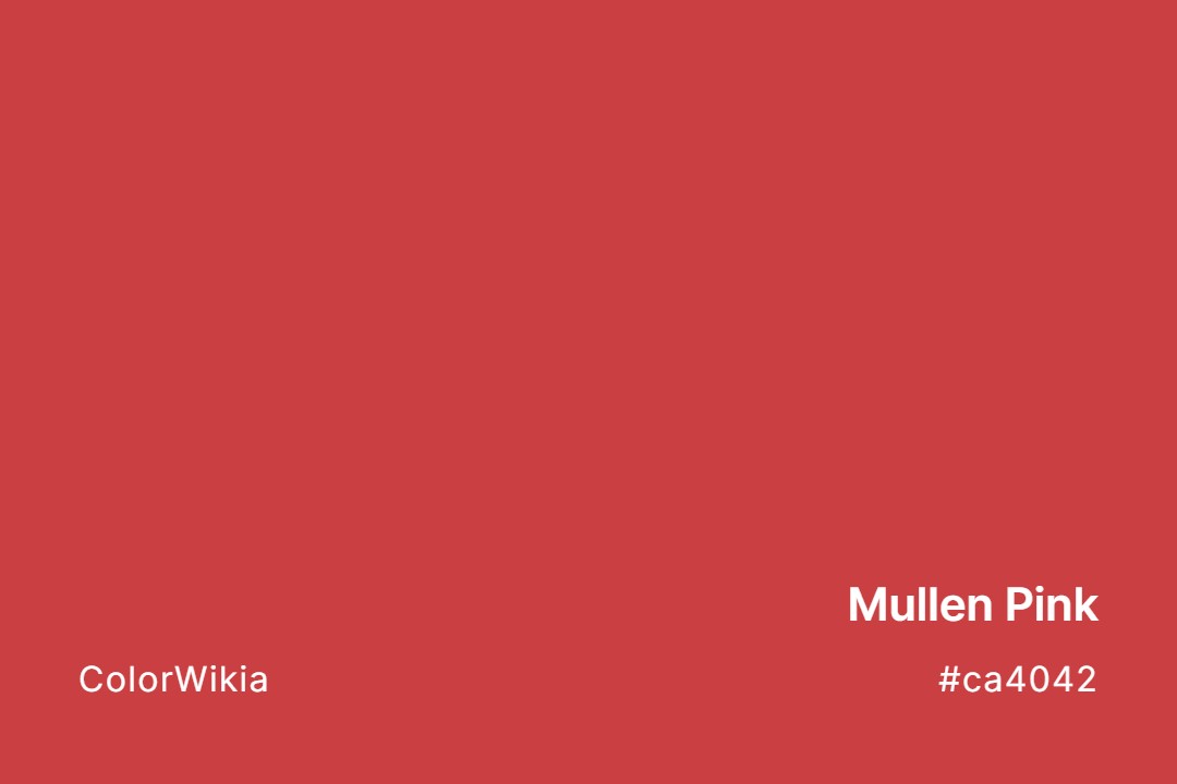 Mullen Pink Color – #ca4042: Codes and Complete Breakdown