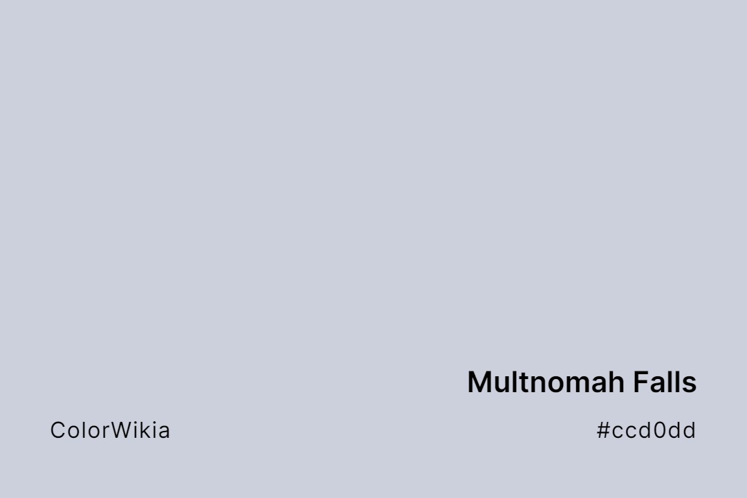 multnomah falls color ccd0dd