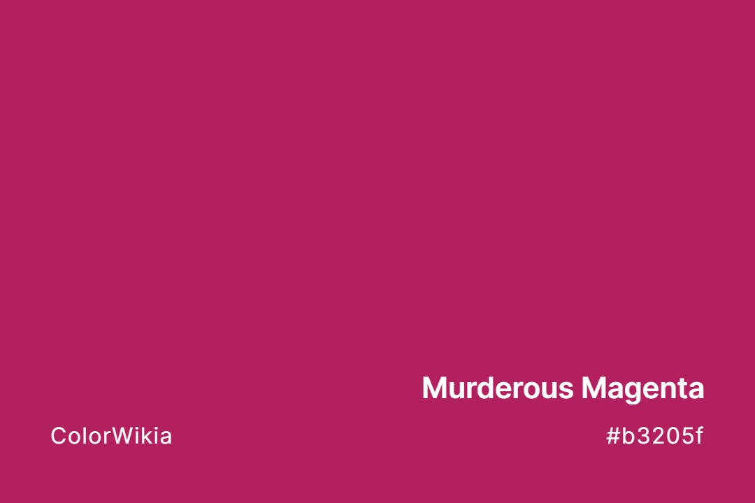 murderous magenta color b3205f