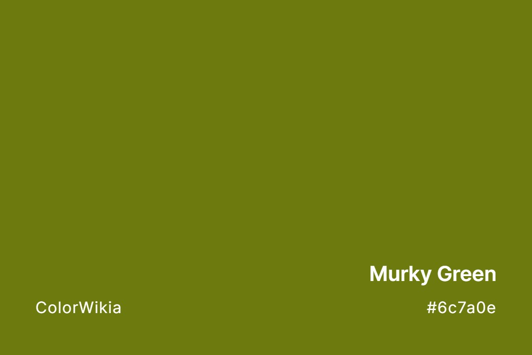 Murky Green Color – #6c7a0e: Codes and Complete Breakdown