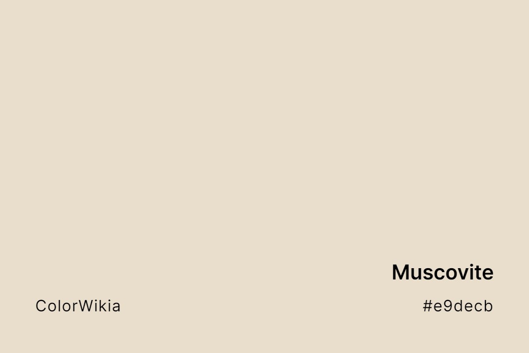 Muscovite Color – #e9decb: Codes and Complete Breakdown