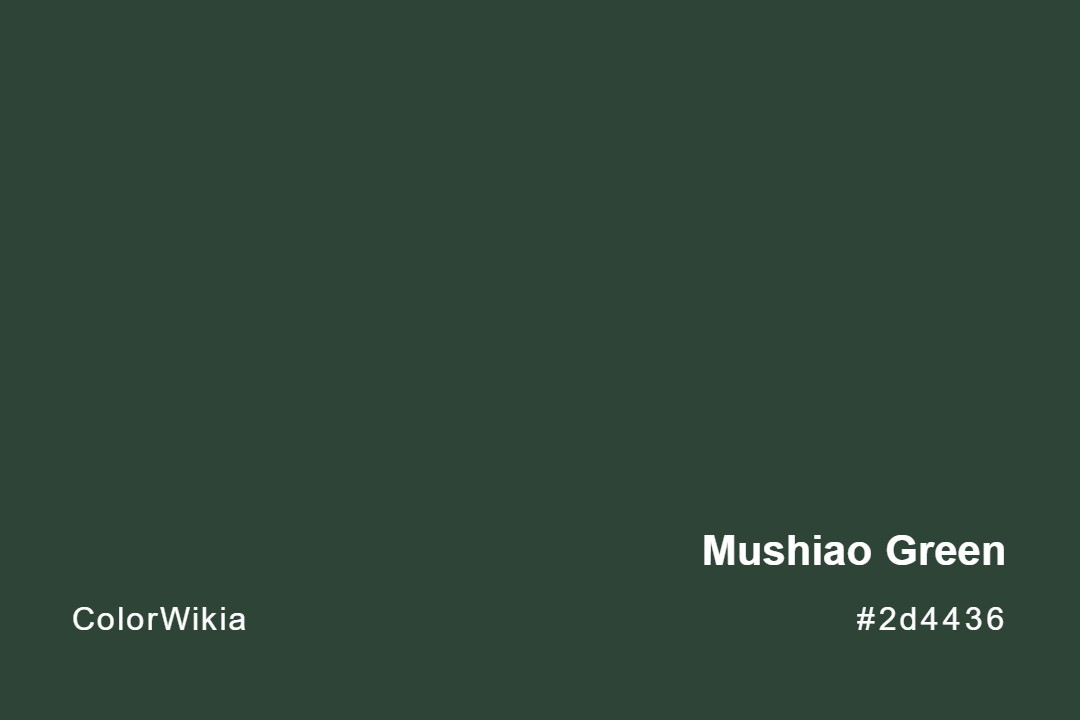 Mushiao Green Color – #2d4436: Codes and Complete Breakdown