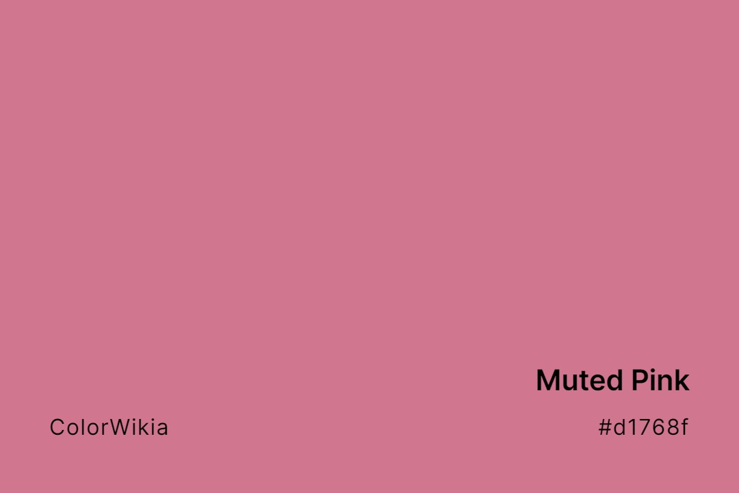 muted pink color d1768f