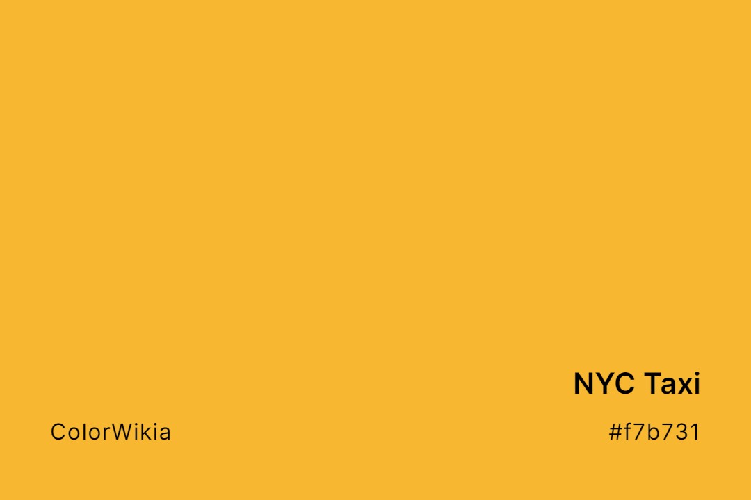 NYC Taxi Color – #f7b731: Codes and Complete Breakdown