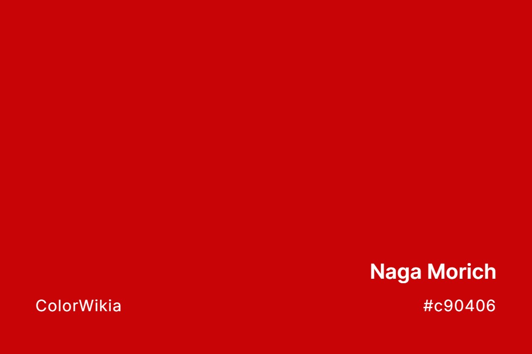 Naga Morich Color – #c90406: Codes and Complete Breakdown
