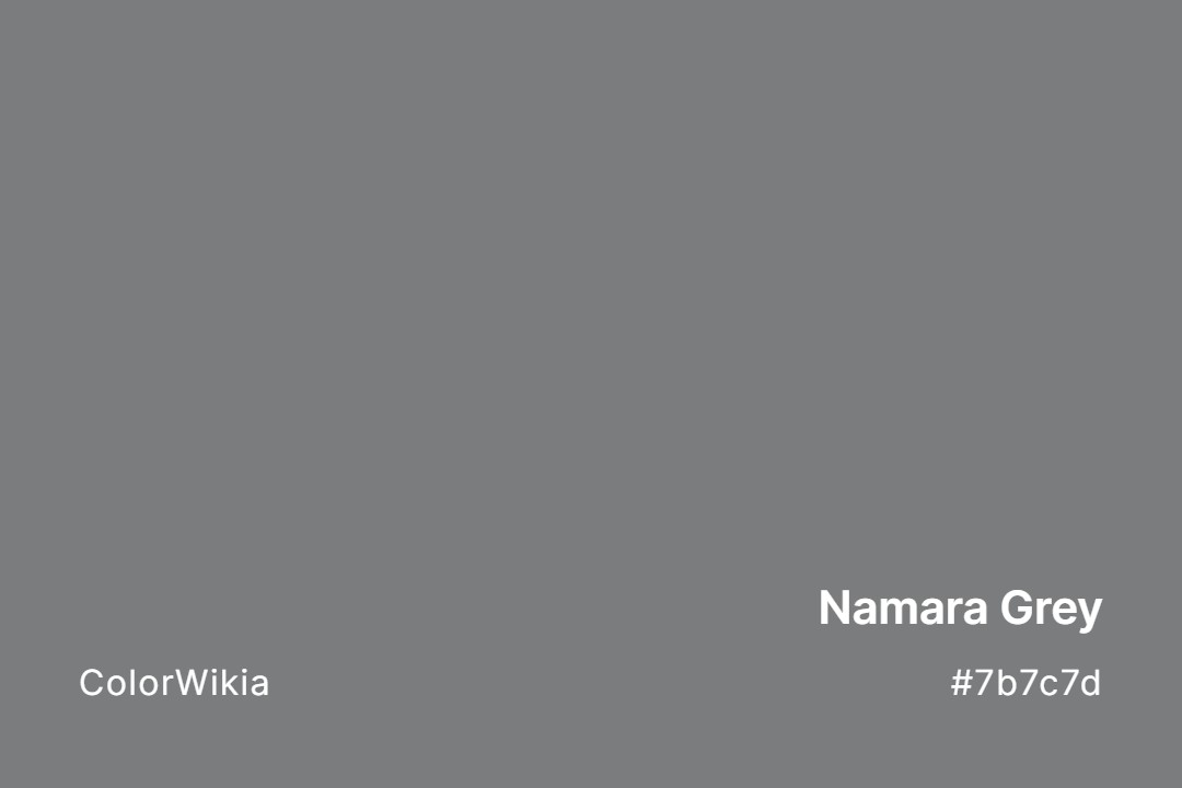 Namara Grey Color – #7b7c7d: Codes and Complete Breakdown