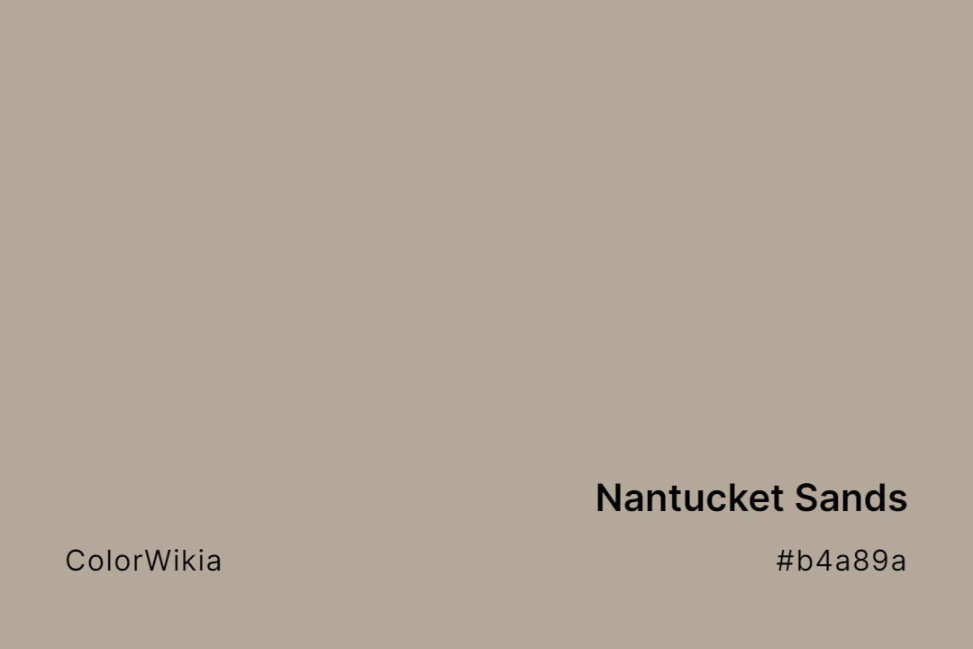 nantucket sands color b4a89a