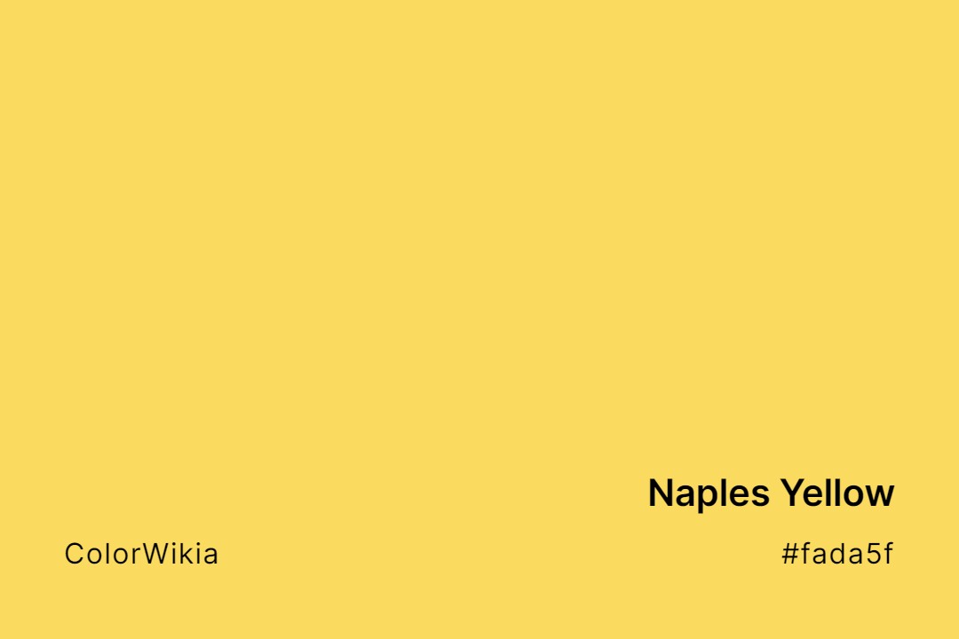 Naples Yellow Color – #fada5f: Codes and Complete Breakdown