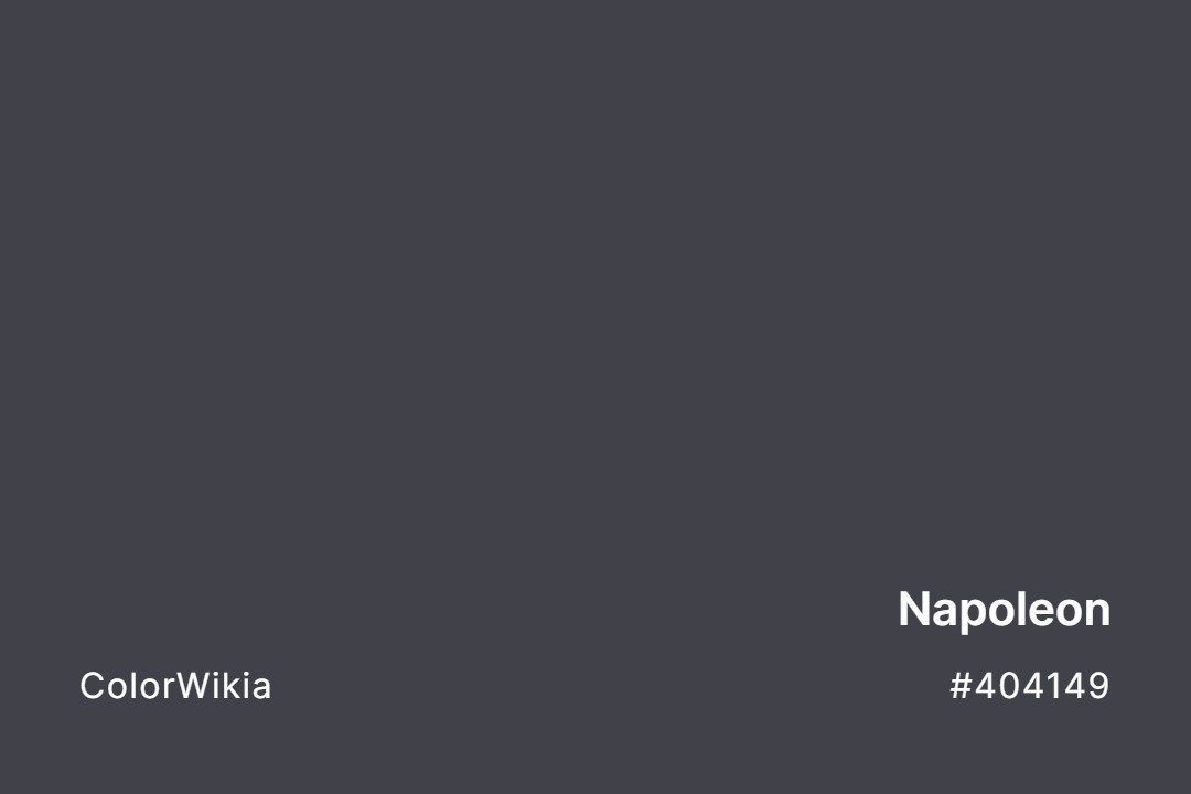 Napoleon Color – #404149: Codes and Complete Breakdown