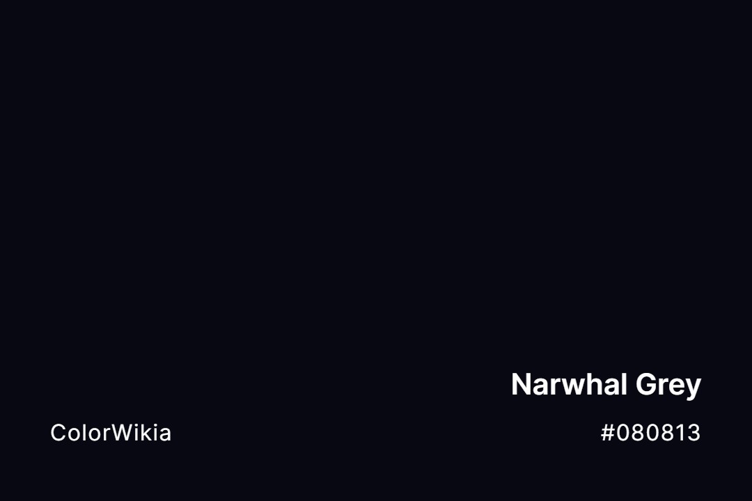 Narwhal Grey Color – #080813: Codes and Complete Breakdown