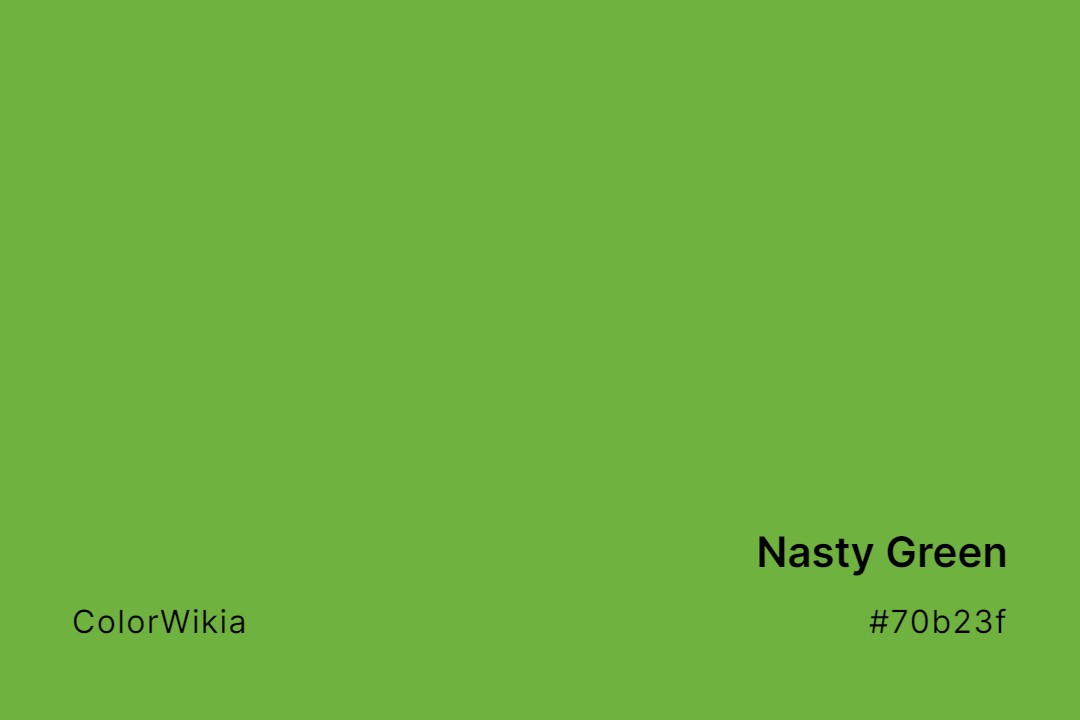 Nasty Green Color – #70b23f: Codes and Complete Breakdown