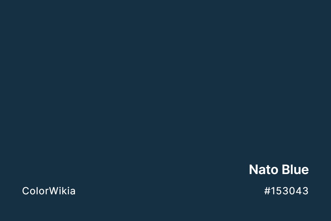 Nato Blue Color – #153043: Codes and Complete Breakdown