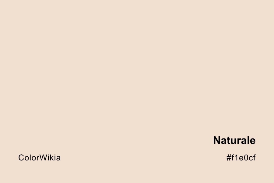 Naturale Color – #f1e0cf: Codes and Complete Breakdown