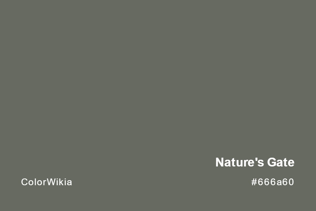 natures gate color 666a60