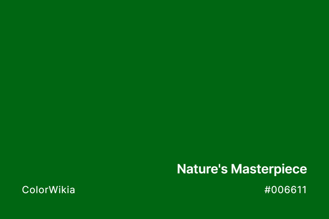 natures masterpiece color 006611