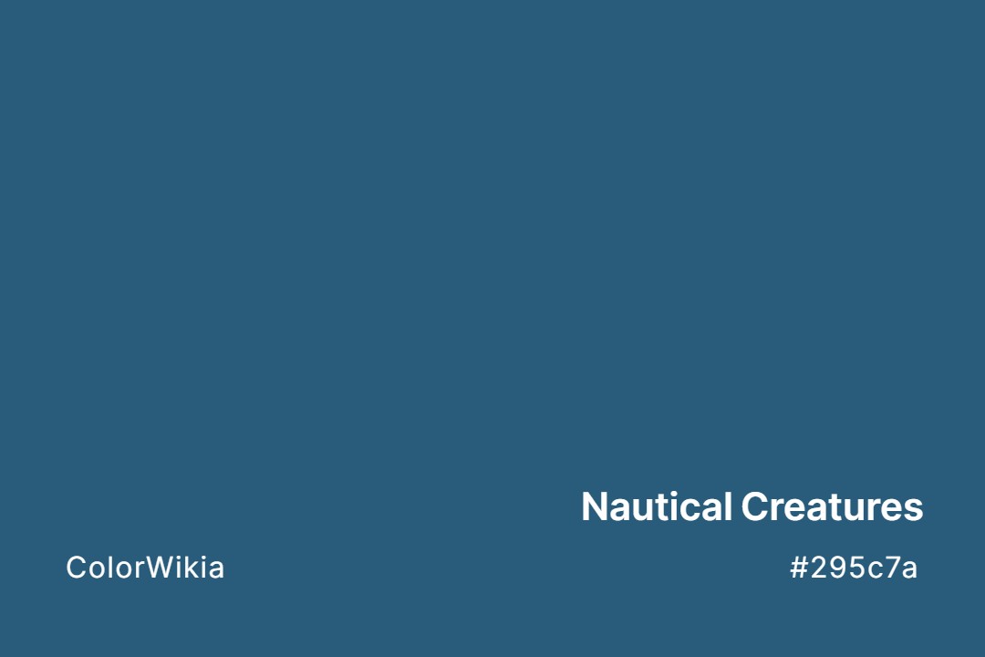 nautical creatures color 295c7a