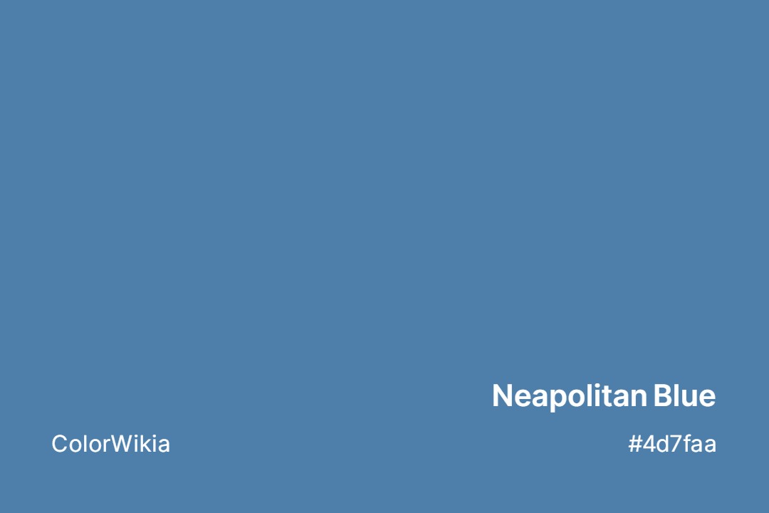 Neapolitan Blue Color – #4d7faa: Codes and Complete Breakdown