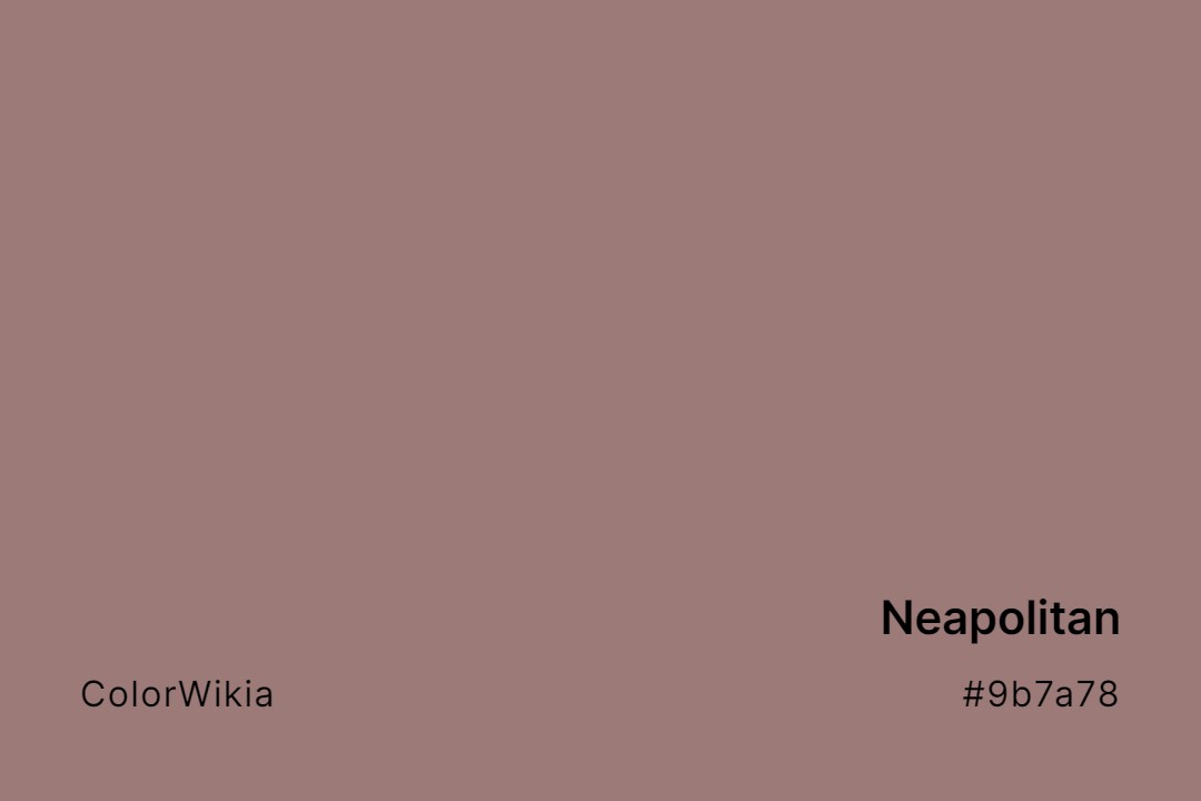 Neapolitan Color – #9b7a78: Codes and Complete Breakdown