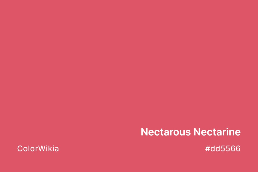 nectarous nectarine color dd5566