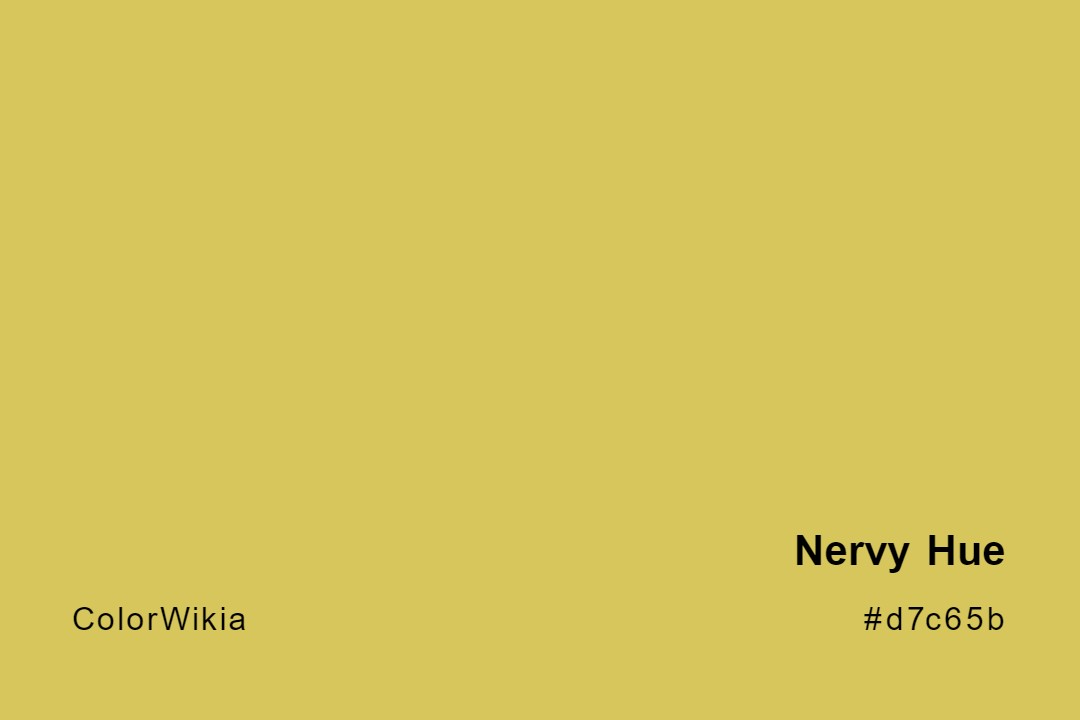 nervy hue color d7c65b