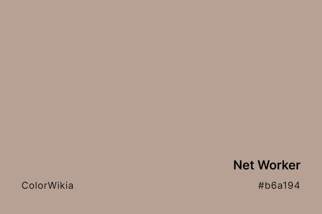 Net Worker Color – #b6a194: Codes and Complete Breakdown