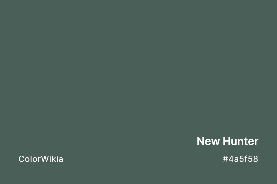 new hunter color 4a5f58